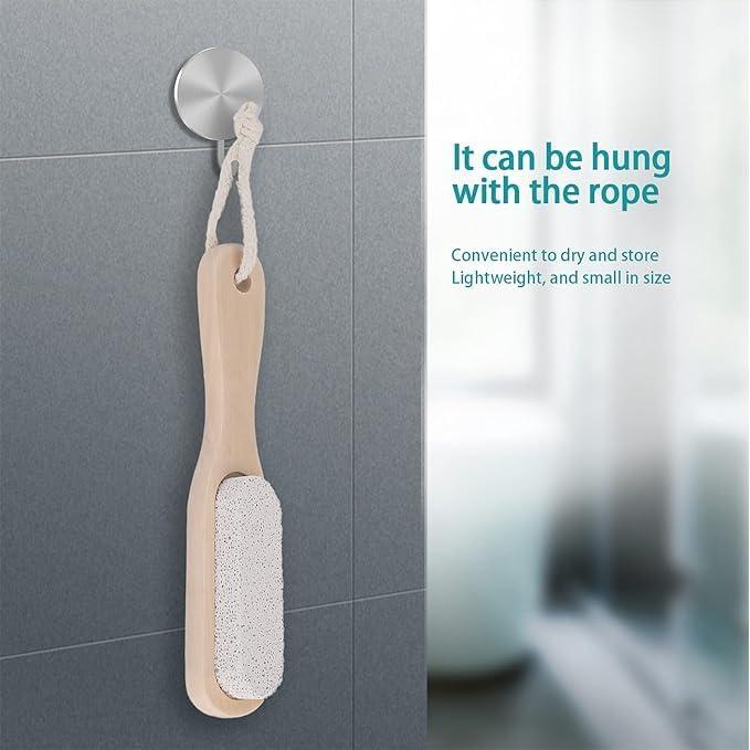 Being One Pumice Stone for Feet with Handle - Corn and Callus Remover, Exfoliator & Scrubber for Dead + Dry Skin on Feet and Pumice Stone for Hands - Corn Removers for Feet (M, 3)