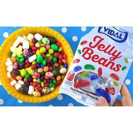 VIDAL MELLOWS Vidal Jelly Beans| Gummy candies| imported jelly beans & candies| Net Weight 100g (Pack of 2)