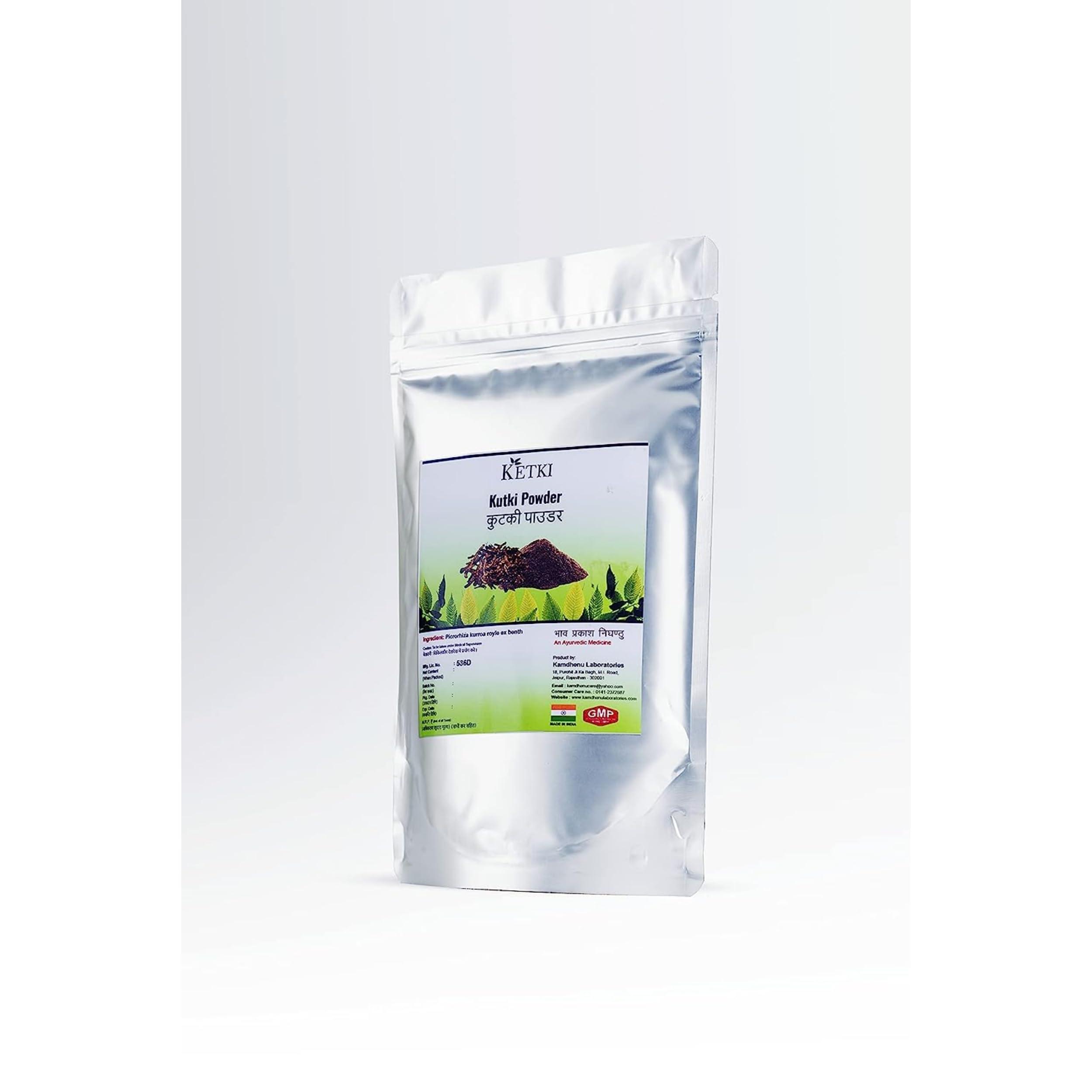 KETKI Ketki Kutki Powder | Picrorhiza Kurroa | Liver Health and Detox| Katuki powder For Digestion 250 grams