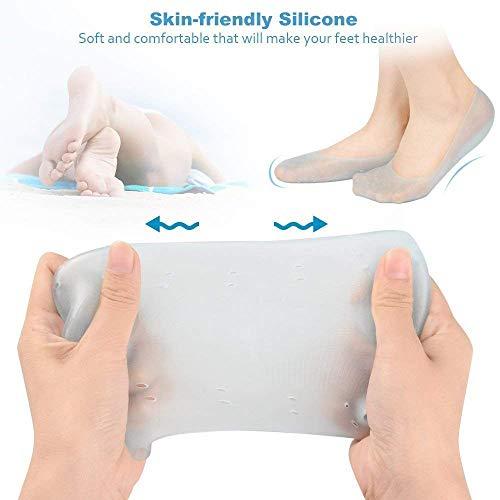 D M Enterprise D M Enterprise Anti Crack Full Length Silicone Foot Protector Moisturizing Socks for Foot-Care and Heel Cracks,socks for cracked feet,heel pad for heel pain,anti crack heel socks (FULL HEEL)
