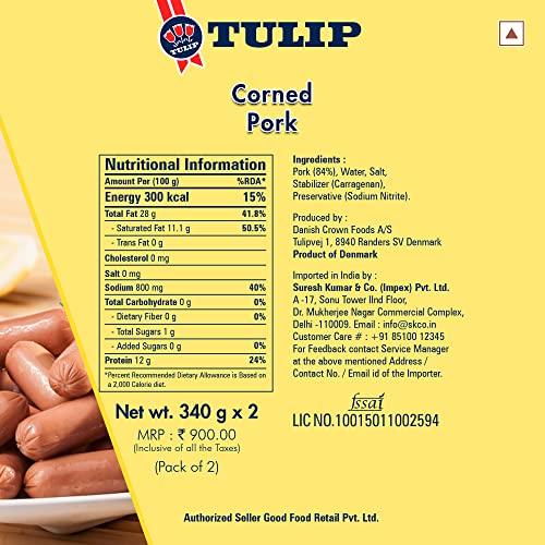 Tulip Tulip Corned Pork 340g, Pack of 2 Product of Denmark