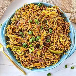 SHRIHAN MART SHRIHAN MART Kolkata Special Super Thin Chowmein (4.5Kg) | Noodles | Thin Chow Vegetarian Noodles Exclusive Chowmein Packet (Pack Of 9, Each Pack 500 Gram)