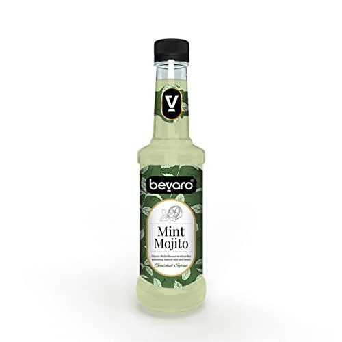 Bevaro Bevaro Mint Mojito Syrup and Roasted Hazelnut Syrup| Syrups for drinks| Mocktails Syrup Combo| Flavoured Syrup| juices and drinks |Cocktail Mixer (300 ml, Pack of 2)