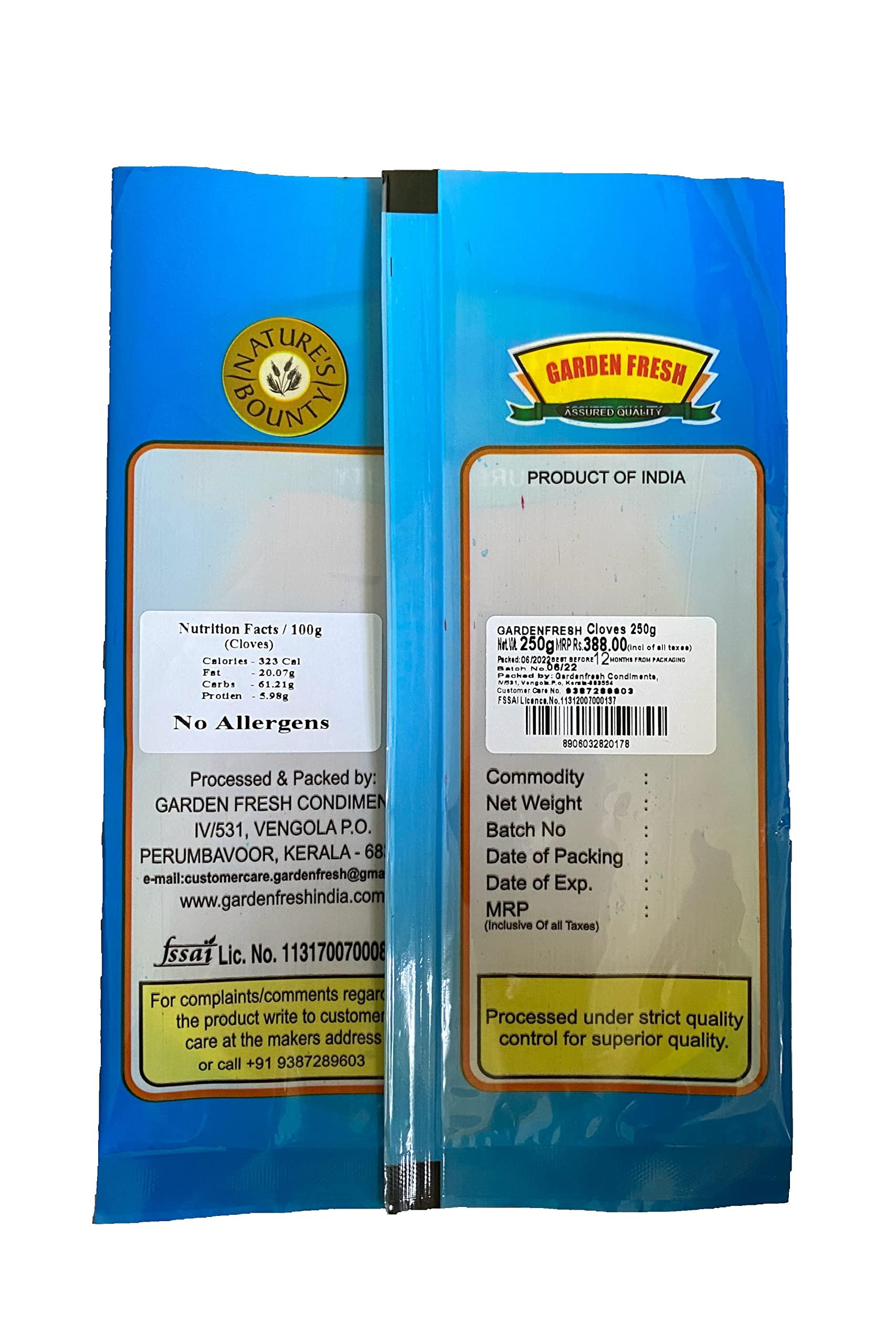 Garden Fresh Condiments Garden Fresh Condiments - Cloves, 250g