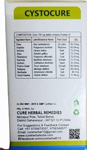 Cure Herbal Remedies Cystocure Tablet
