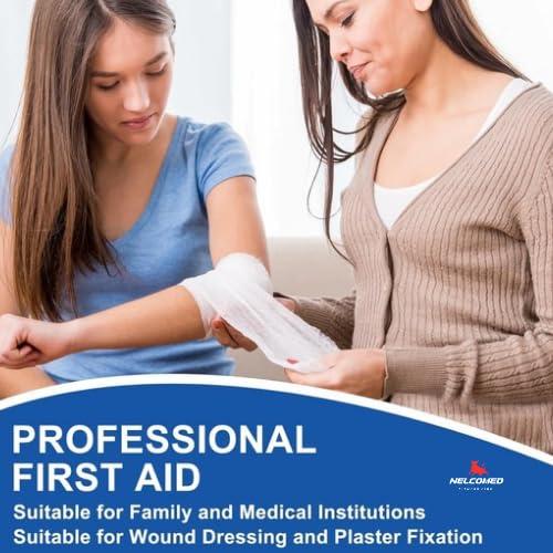 NELCOMED NelcoMed FIRSTAID STERIPAD 10X10 SIZE WITH COTTON STERILIZATION DONE FOR WOUND DRESSING 50 PCS PACK