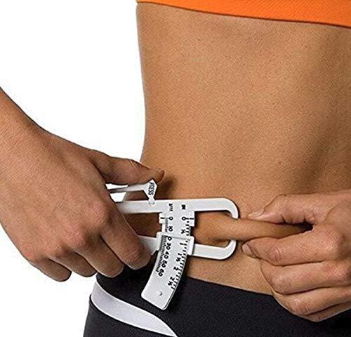 Cute critters Cute Critters Body Fat Calipers for Accurately Handheld BMI Body Fat Measurement Device Measuring Tool with Percentage Measure Charts for Men and WomenRandom Color Beige/White