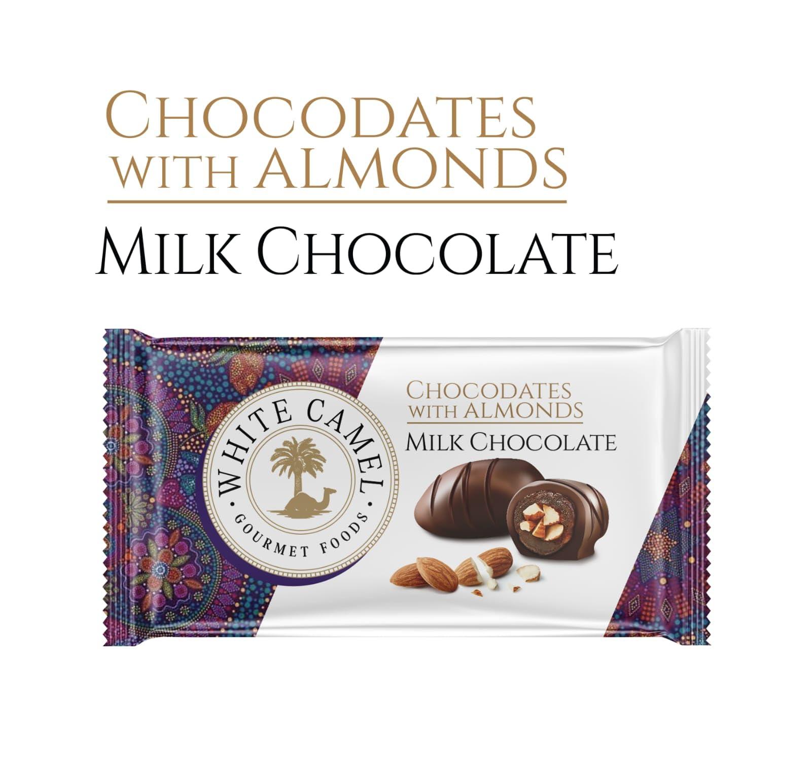 Generic White Camel Chocodate Variety Pack Stuffed With Roasted Almond & Covered With Milk Chocolate (A Perfect Gifting Opyion For Any Occasion) 500gm Packet (UAE)