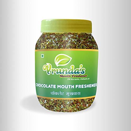 Vrunda's Vrunda's Chocolate Mouth Freshener 1 Kg [Indian Mouthfreshner,Natural Badishep ,Healthy Fennel Seeds,Roasted Saunf,Digestive Aniseed ,Mix variyali, After Meal Mukhwas]
