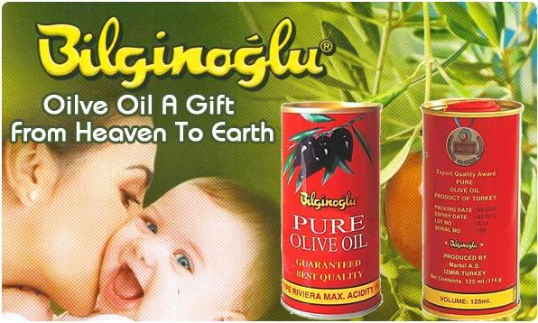Generic SVS, Bilginoglu Refined Pure Edible Olive Oil | Multi-Purpose: Cooking, Skin Care, Hair Care, Baby Care Etc, | Imported from Turkey | A++ Grade, 100 ml (100ml x 10 Tins)