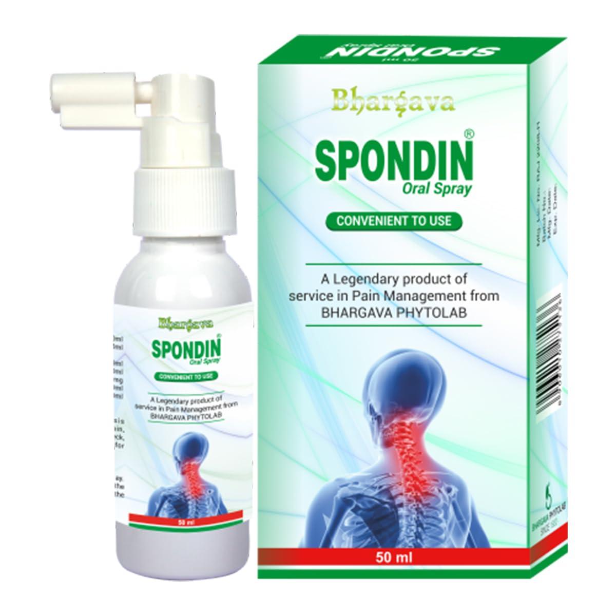 Bhargava Doctor Bhargava Corporate Kit with Spondin Oral Spray 50ML, Spondin Drop 30ML, Rhomo Oil Roll-On 60ML and Lumboral Tablet for Neck Pain, Body Pain, Joints Pain & Back Pain