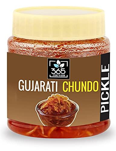 365 STORE TO DOOR 365 STORE TO DOOR Gujarati Chundo, 750g | Aam Chunda | Keri Ki Chutney | Indian jam | Mango Chhundo Pickle | Homemade, Low Sugar, No Preservatives, No Oil | 100% Pure & Hygiene | Ready to Eat