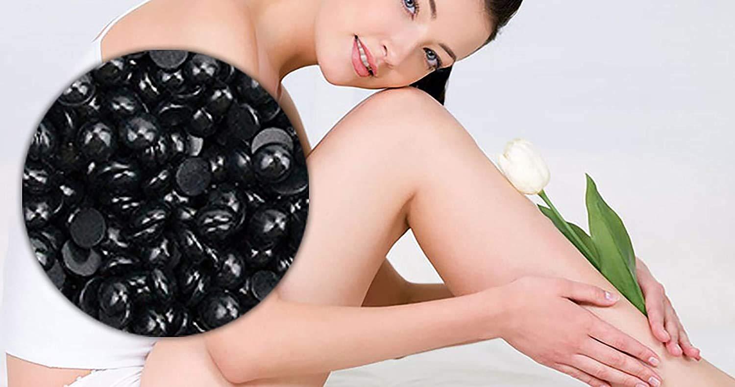 Plenteous Plenteous Hair Removal Hard Brazilian Wax Stripless Wax for Professional Painless Hair Removal Wax Full Body Wax (200 gm)