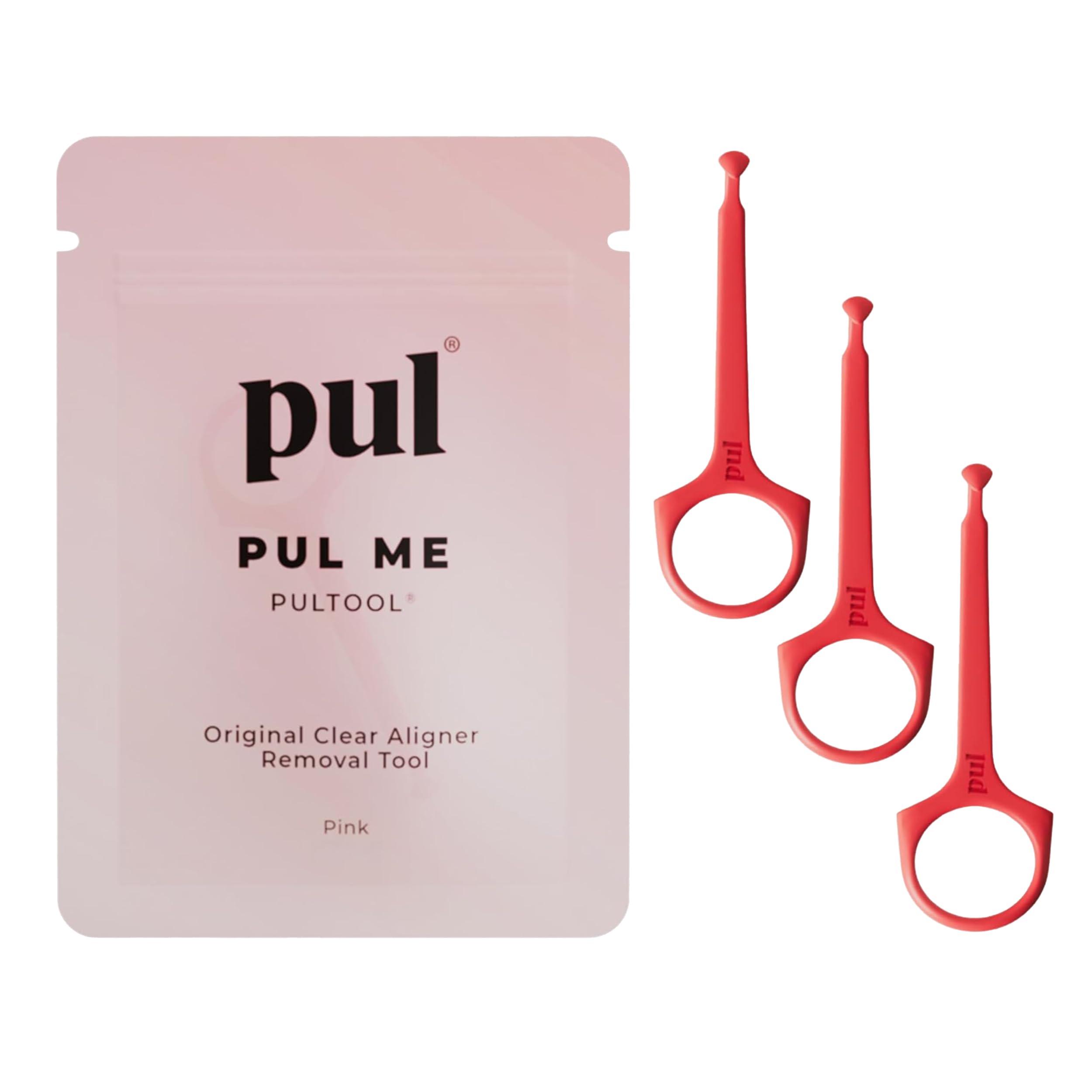 The Pultool Clear Aligner Removal Tool for Invisalign by PULTOOL - Smile Direct Club Removal Tool - Invisible Aligner Remover - Aligner Remover - Retainer Remover - 3 Pack