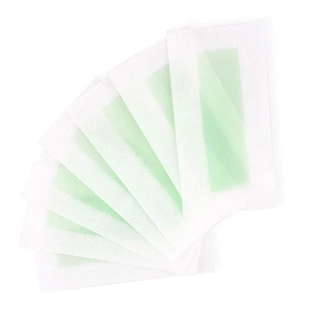 Nyamah Sales NYAMAH SALES Eyebrow Wax Strips Face Eyebrow Shaper Wax Strips Cold Waxing Strip for Eyebrow Ready to Use Facial Hair Removal Strips for Women Home 10 pc + 2pc SmothTouch Depilation Wipes- Multi.