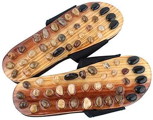 Vroxy Vroxy Acupuncture Points Foot Massager Slippers Foot Feet Massager kit Wooden Relaxing Acupressure Slippers chappal For Unisex (1Pair)