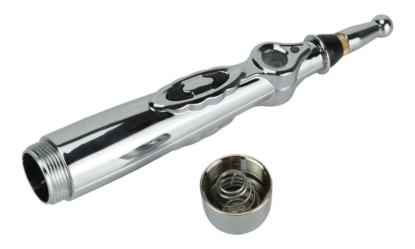 LRK LRK ACUPRESSURE 3-in-1 Electronic Acupuncture Pen, Meridian Energy Pen for Pain Relief Therapy, Electric Meridians Acupuncture Machine, 1 x AA Battery Needed (Not Included)