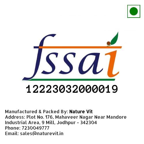 Nature Vit NatureVit Watermelon Kernel Seeds, 250g (Jar Pack) | Watermelon Seeds without Skin | Tarbooj Magaz | Specially for Making Gravies in Indian Curries |