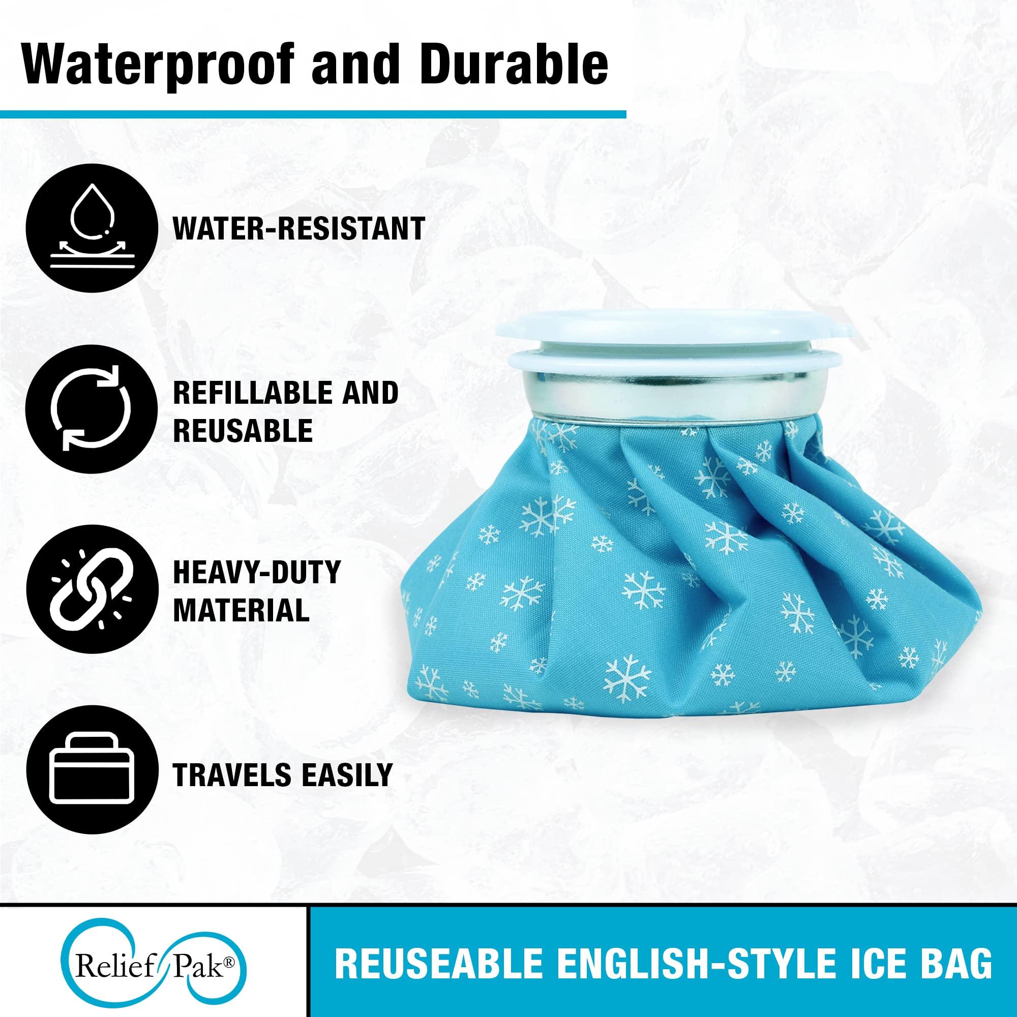 Relief Pak Relief Pak 11-1061 English Ice Cap Reusable Ice Bag, 9" Diameter
