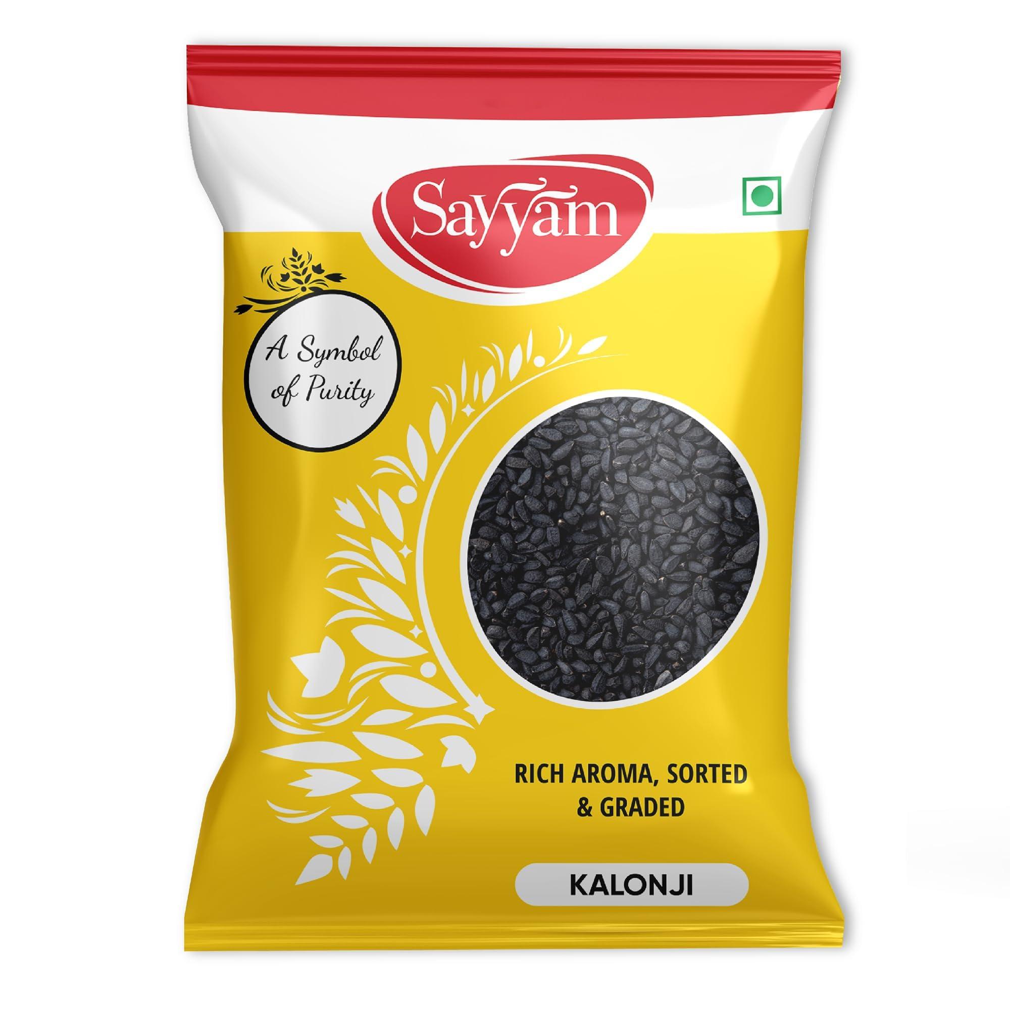 SAYYAM Sayyam Kaala Jeera 200gm | Kalonji | Black Cumin (Kadu Jeera) | Authentic Kali Jiri Seeds | Ayurvedic Jeera | Kali Jeeri Cumin Seeds | Mangrella Seeds | Kalo Jira Seed | Nigella Seeds | Bitter Cumin Seeds | Kamakasturi Seeds