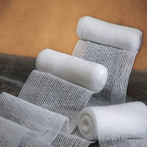 BLUEKITES COTTON ROLLER BANDAGE/GAUZE 5CMS X3MTR X12(Pack of 3)