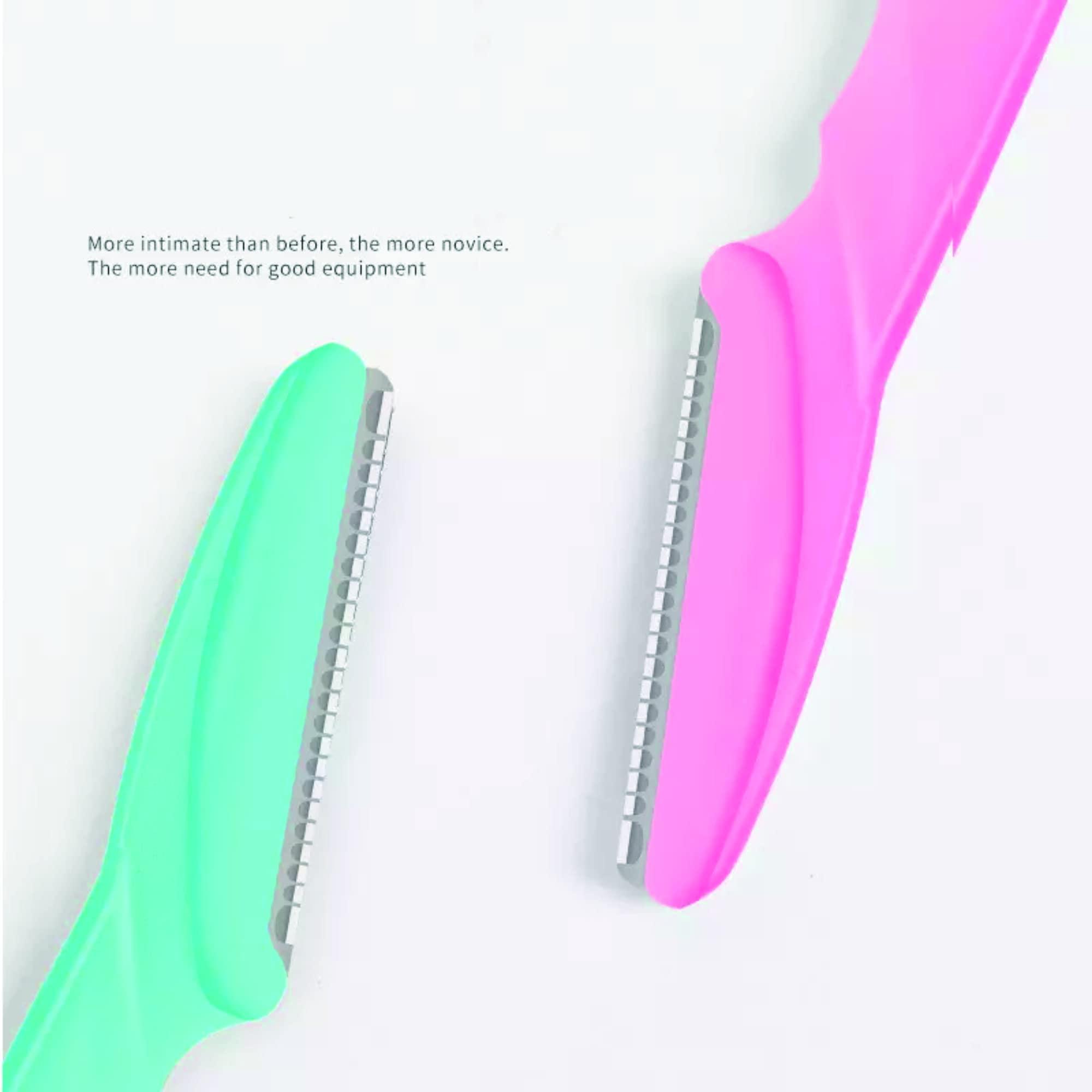 DzVR DzVR Eyebrow Razor | For Salon-Like Eyebrows | Eyebrows, Upper Lip, Targeted Corner Hair | Suitable for Sensitive Areas | No Cuts | Safe & Hygienic | (Pack of 3 Units)