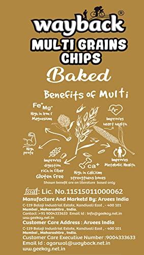 wayback WayBack Crunchy Multi Grain Tom Chi Chips | Snack Item | 150g x 1 CAN