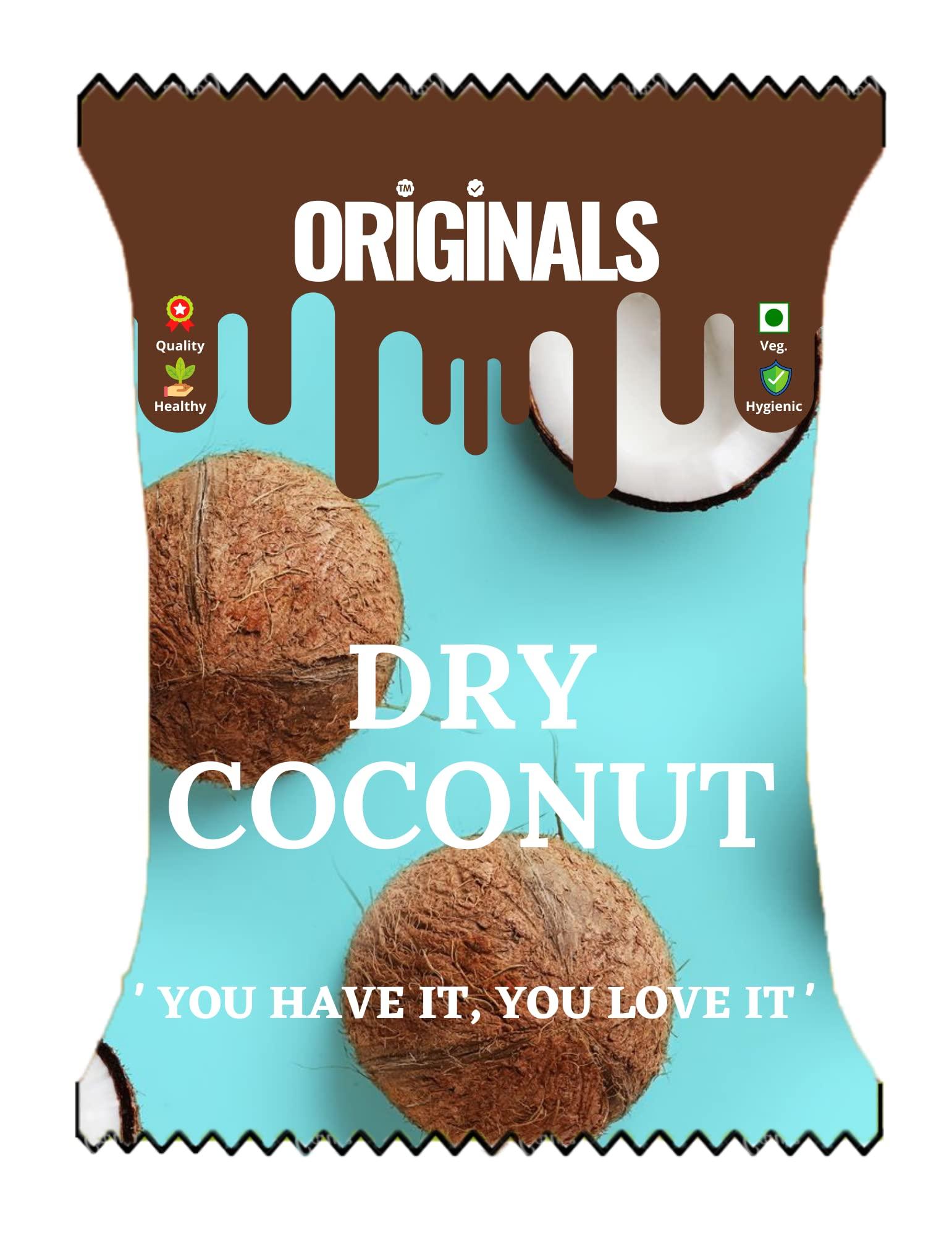 Originals Originals Dry Coconut | Gota Nariyal/Git () | Healthy Dry Fruits | 900 Grams