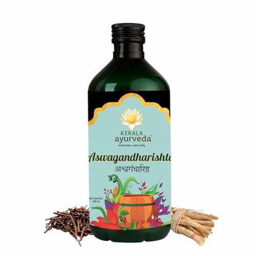 KERALA ayurveda Kerala Ayurveda Aswagandharishta Stamina Booster for Men & Women - 450 ml | Organic Herbal Energy & Performance Supplement | Reduces Stress and Anxiety | Improves Over-All Health with Ashwagandha