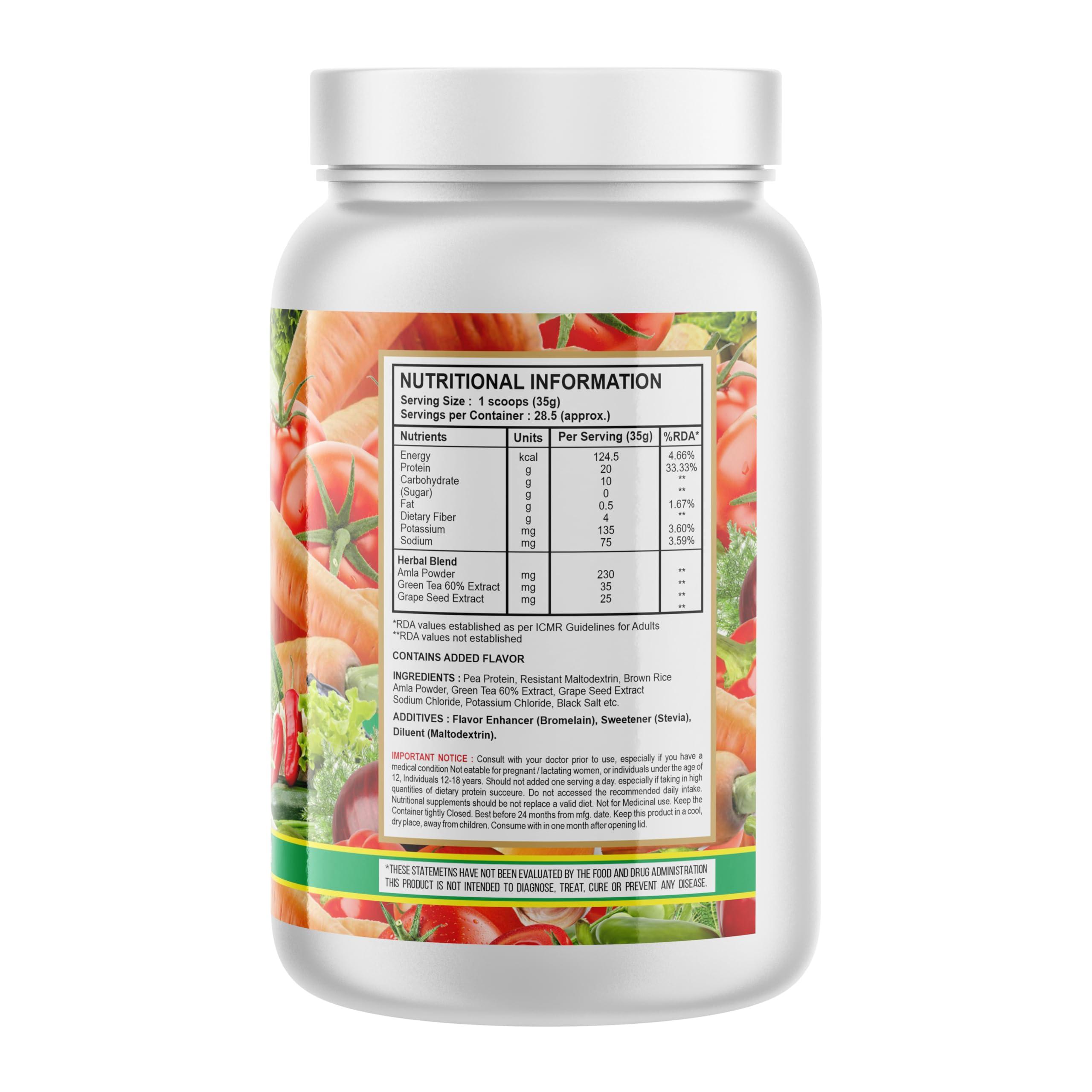 SAP NUTRITION Sap Nutrition Plant Protein 1kg | Rich In Proteins Antioxidents And Digestive Natural Blend