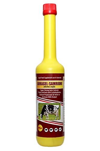 Pharma Pharma Calcium For Cow | ALL ROUND MultiVitamin & Calcium Tonic For Cow For Milk Booster | Calcium Liquid Supplement For Cows | Improve Metabolism, Digestive System, Blood Calcium Level (Pack of 3)