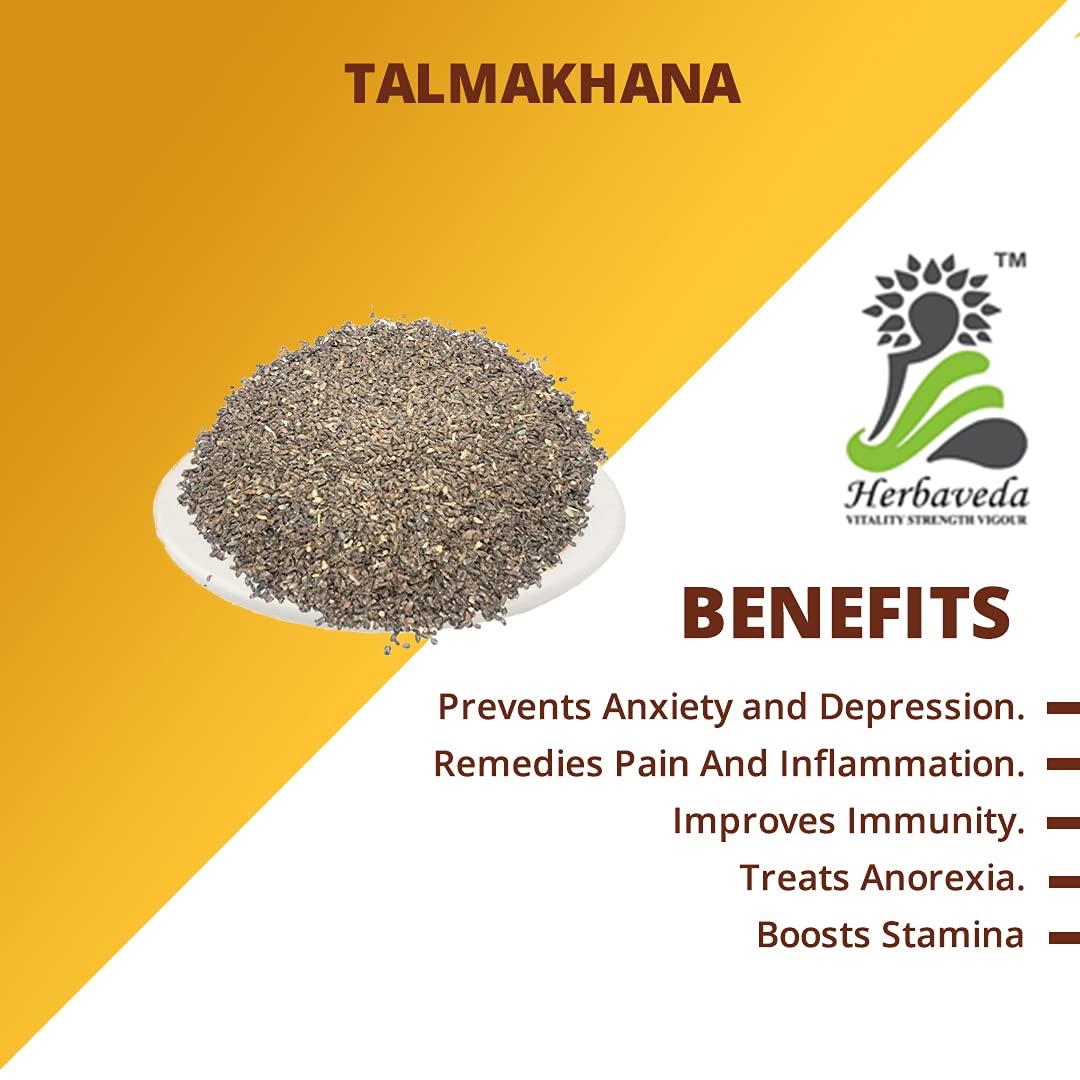 LEANBEING Herbaveda - Talmakhana 250g | Taal Makhana | Kokilaksha Beej | Asteracantha Longifolia