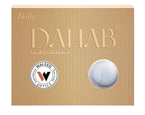 Dahab Soft Contact Lenses Dahab Soft Contact Lenses - Dahab Daily Collection (1 Pair Pack, Aqua #20)