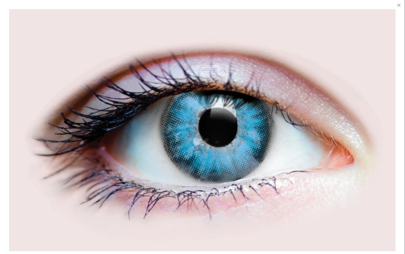 EYCOG EYCOG || Korean Eye Coler Contact lens for your New Classic Look (Aqua, One, 0)