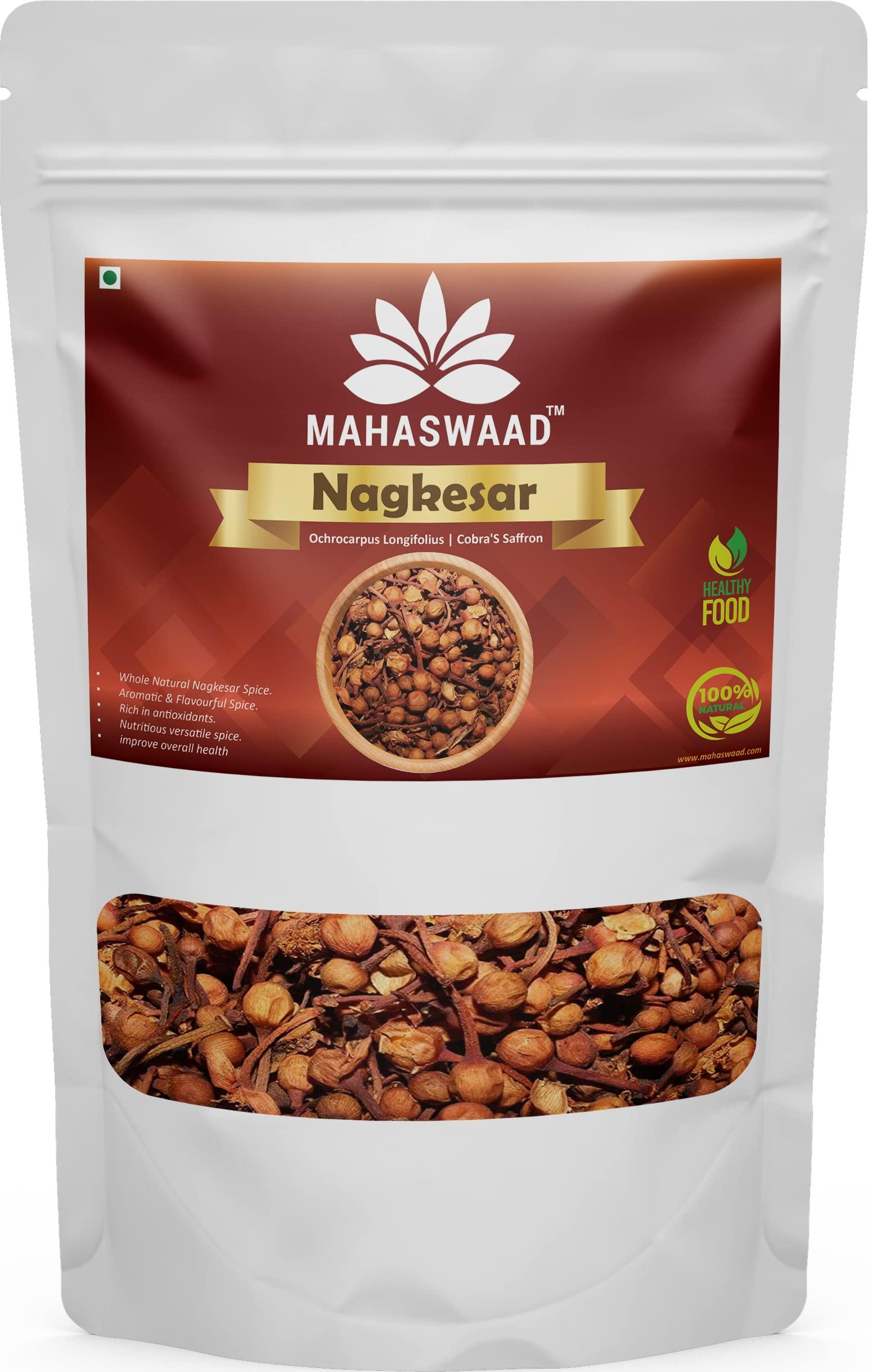 MAHASWAAD Mahaswaad Nagkesar | Ochrocarpus Longifolius | Cobra'S Saffron | Ceylon ironwood | Mesua ferrea | Nagchafa | spices & Flavoring ingredient and use in blended spices. (250 gram)