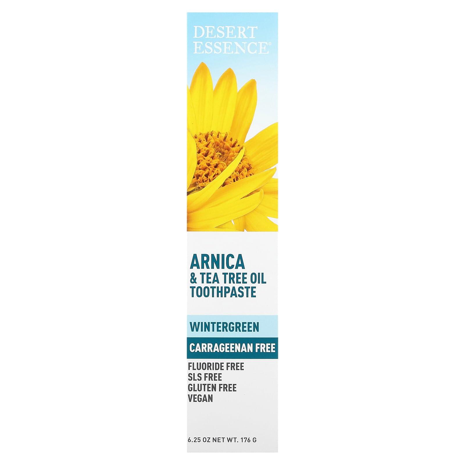 Desert Essence Desert Essence - Carrageenan Free Arnica & Tea Tree Oil Toothpaste Wintergreen 183164