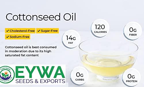 Eywa Seeds & Exports Pvt Ltd ORGANIC COTTON SEED OIL (1 LITER) COLD PRESSED/WOOD PRESSED OIL | KAPASIYA KACHI GHANI OIL BY EYWA