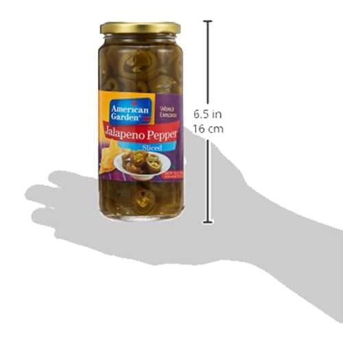 Generic American Garden Jalapeno Pepper Sliced Olives, 454 g (Jar)