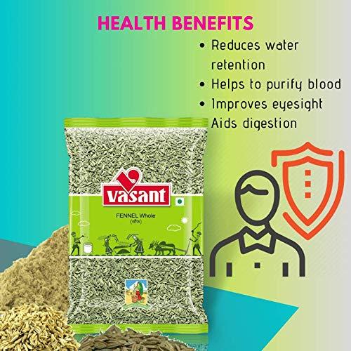VASANT VASANT Fennel Seeds Variyali Sauf | Fennel Seeds | Variyal Sauf | Variali | Variyali | Sauf | Whole Spices | Indian Spices Masala | Vegetarian | 400 gm
