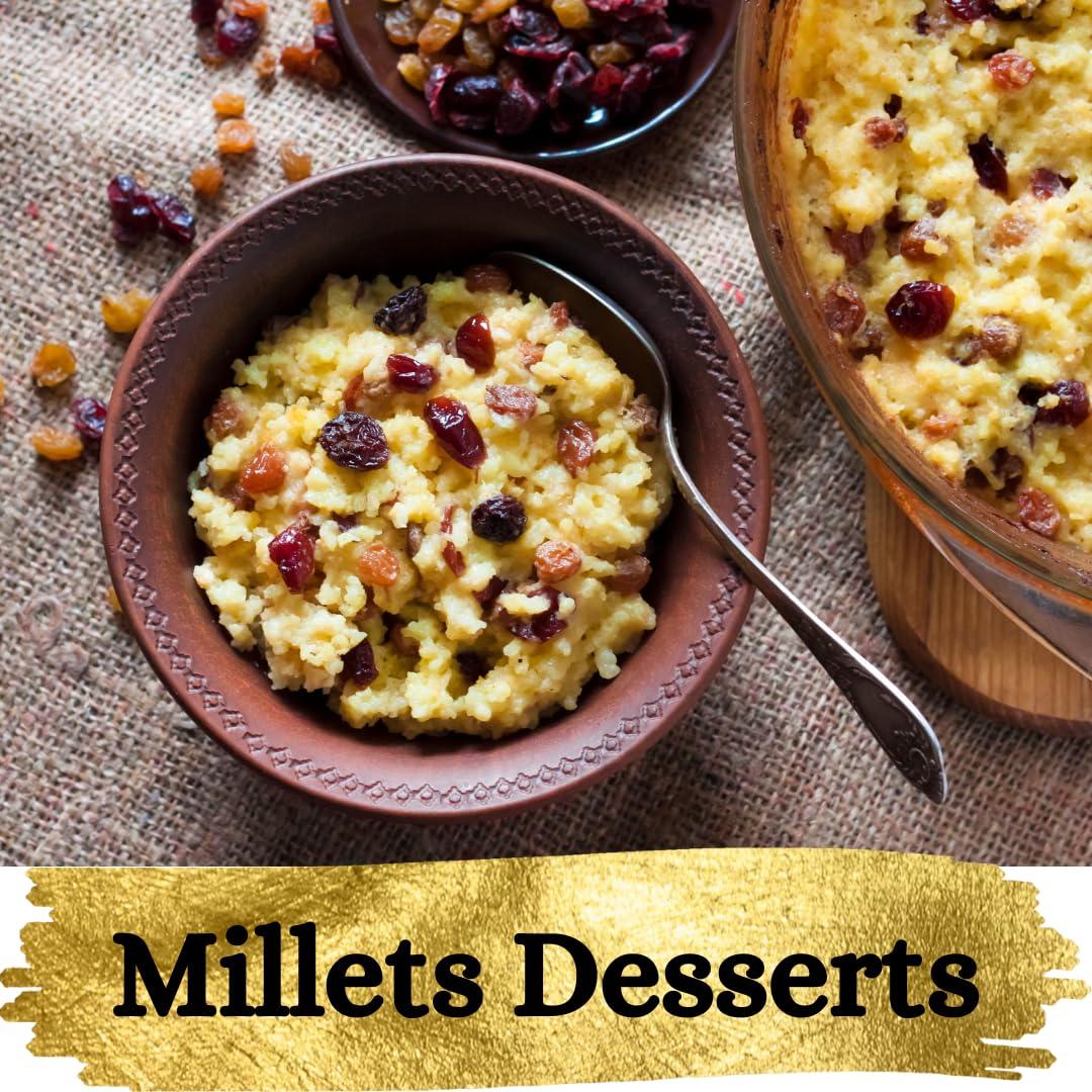 SiriMart Siridhanya millets combo pack of 5 Positive Millets Unpolished & Organic | Dr Khader Vali Millets | Browntop, Barnyard, Foxtail, Kodo, Little Millet Rice