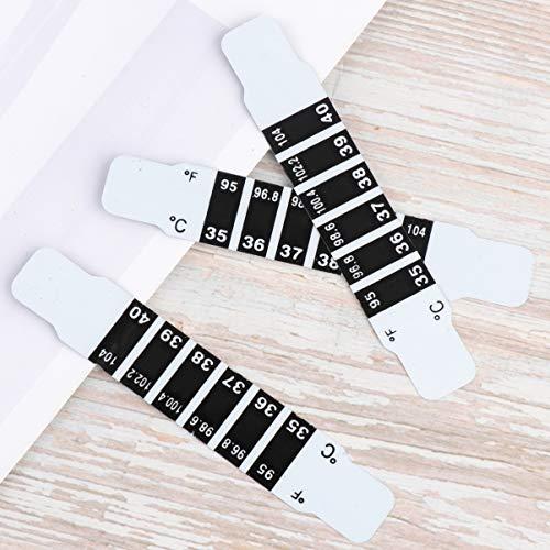 HEALLILY HEALLILY Forehead Sticker Strips Reusable Fever Temperature Checking Adhesive Strip for Children Infants Adults Elderly People 10pcs