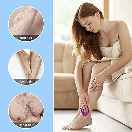 Arabella Retail Arabella Retail Crystal Hair Eraser for Women and Men,Magic Hair Eraser Crystal Hair Remover,Exfoliation Hair Removal Tool for Arms Legs Back - Fast & Easy, Reusable & Washable, Portable Epilator