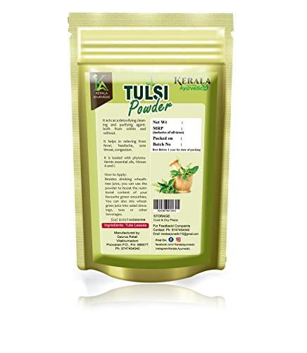 Kerala Ayurvedic Kerala Ayurvedic Tulsi Powder, 100g Pouch | Boosts Immunity | Anti-septic | Anti-Inflammatory | Organically Harvested