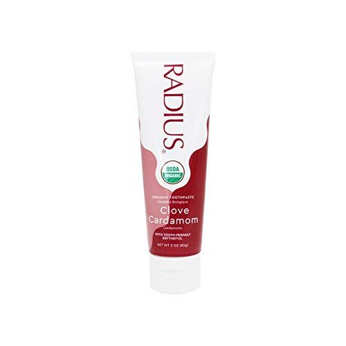 RADIUS RADIUS Organic Toothpaste, Clove Cardamom 3Oz by Radius Toothbrushes