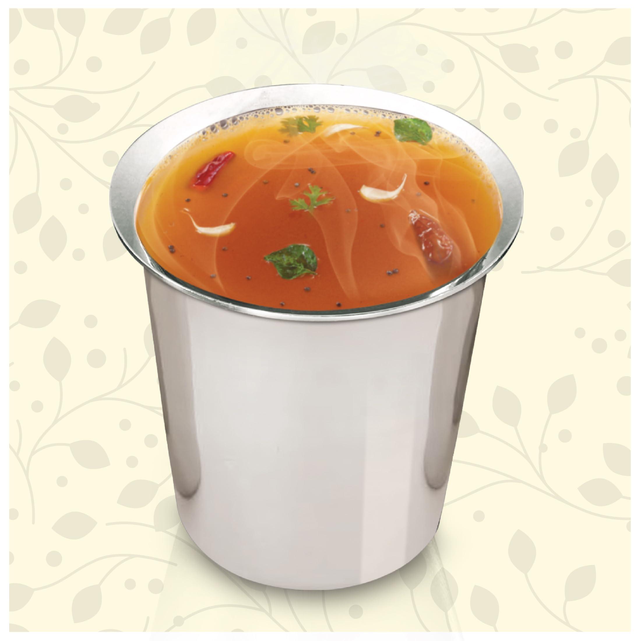 Indira\'s Indira\'s Instant Tomato Rasam Paste, More Flavourful than Rasam Powder Masala Mix, Ready To Eat Rasam, No Need For Cooking - Just Add Hot Water - 200g (Pack of 2)