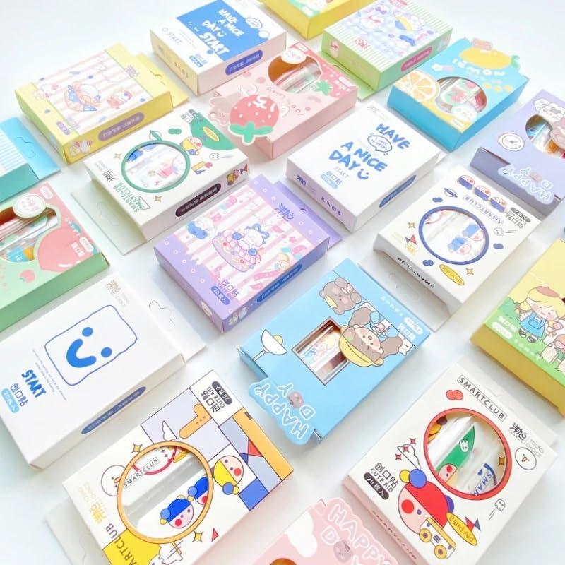 Spanking Spanking Waterproof Breathable Cute Cartoon Band Aid Hemostasis Adhesive Bandages First Aid Emergency Kit For Kids Children 1 Box 20pcs Each pack