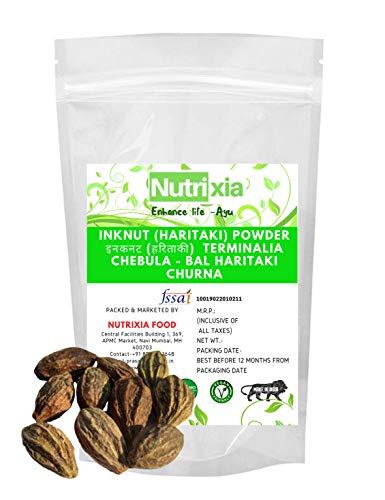 Nutrixia Food Inknut (Haritaki) Powder/ ()-Terminalia chebula/Bal Haritaki Churna (100 Gms)