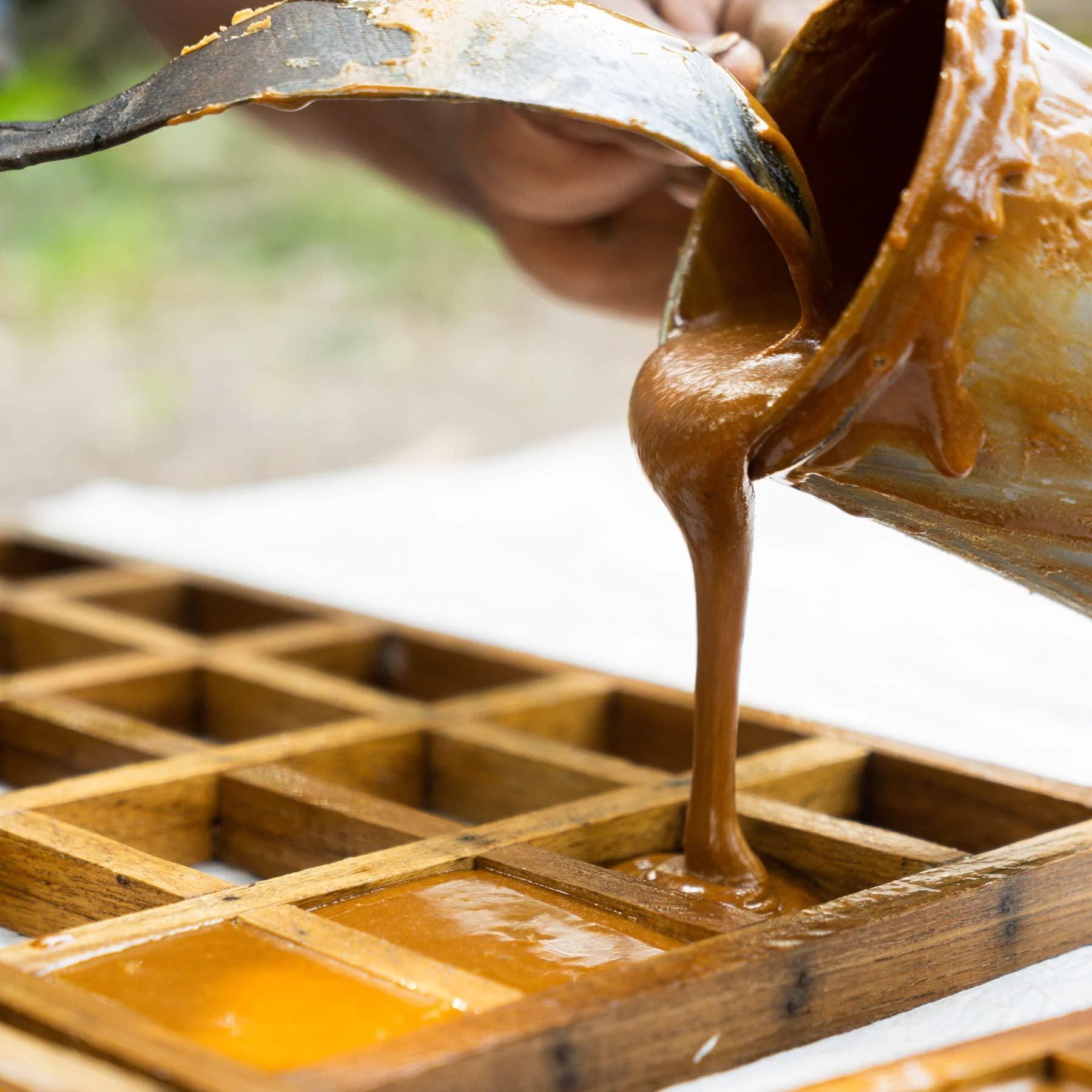 TWO BROTHERS ORGANIC FARMS Two Brothers Organic Farms Date Palm Jaggery/Nolen/Jhola Gur No Additives or Preservatives, Healthy and Tasty (Date Palm Jaggery Solid 1/2kg)