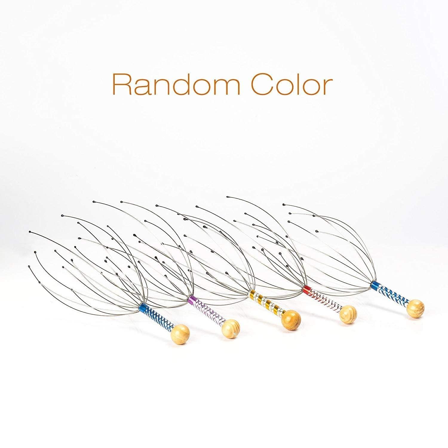 21CENTURY 21CENTURY hade massager Bokoma Hand Held Scalp Head Massager for Pain Relief. [ Massager Pack of 1]. (No Batteries Required)