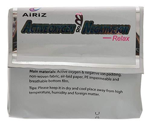 AIRIZ AIRIZ Active Oxygen & Negative Ion Relex Touchless Soft Cotton Panty Liners - (150 Liners In Pack of 5)